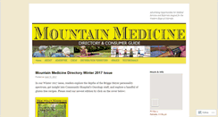Desktop Screenshot of mountainmedicinedirectory.com