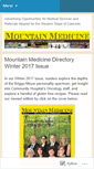 Mobile Screenshot of mountainmedicinedirectory.com